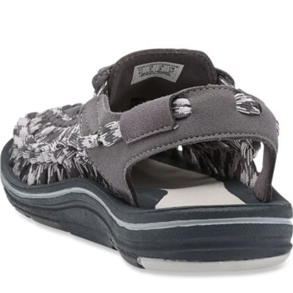 Keen UNEEK Men's Two-Cord Water Sandal in Magnet/Vapor Gray 8.5
